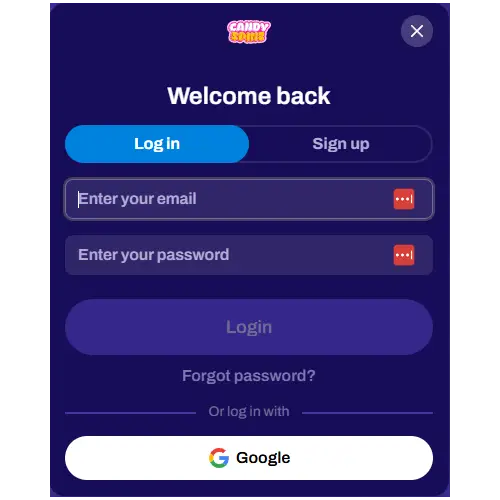 Candyspinz Login